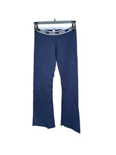 Vintage So Low Navy Stretch Yoga/Dance Pants Flare Leg Size XS