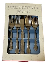 Reed & Barton SELECT Stainless ERIKA Flatware 20 Piece Setting Fork Knife Spoon