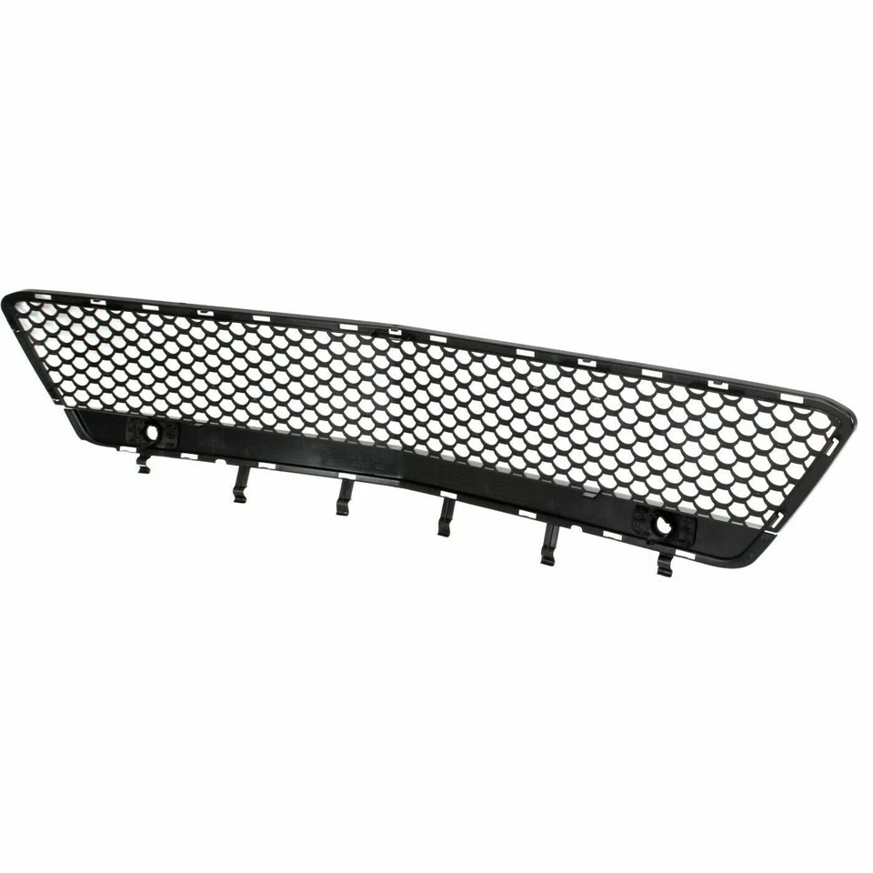 For 2010-2013 Mercedes Benz E63 AMG Center Bumper Grille Textured Black Plastic - Image 2 of 4