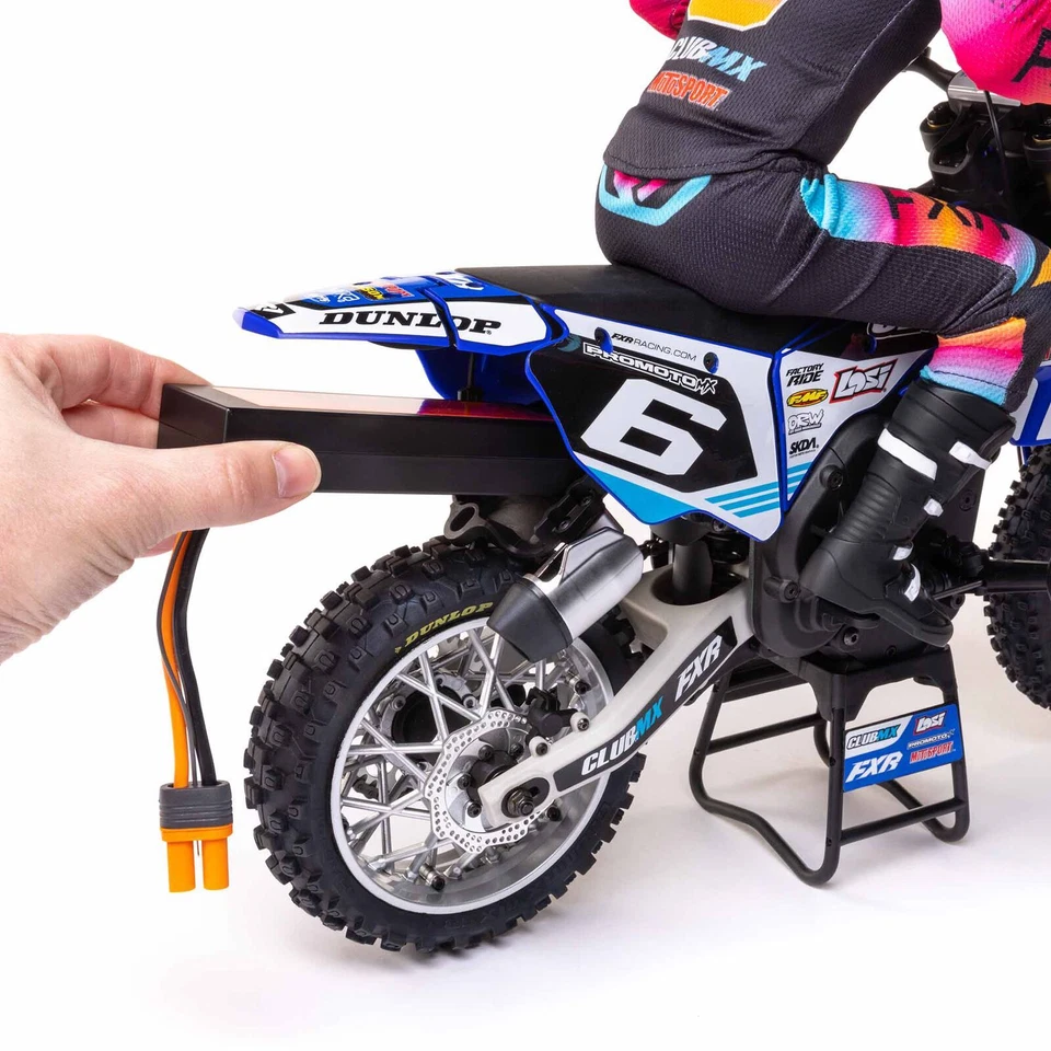 NEW Losi 1/4 Promoto-MX Motorcycle RTR, FXR Blue - Image 2 of 4