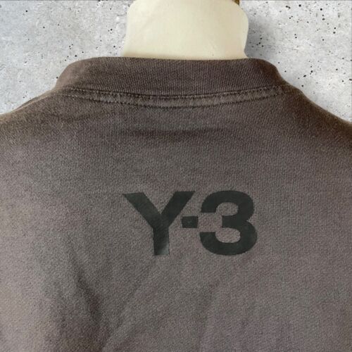 Adidas Y-3 Sweatshirt Yohji Yamamoto Womens Small Crew Neck Black T285