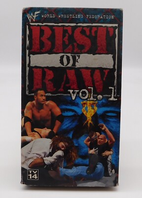 Best of RAW Vol 1 The Rock Mankind Austin WWF Pro Wrestling VHS