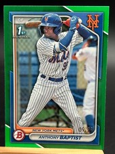 2024 Bowman ANTHONY BAPTIST 1st Bowman Green Border /99 #BP-141 New York Mets