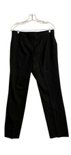 Lafayette 148 New York Womens Pants Size 12 Black Straight Leg Dress Trousers