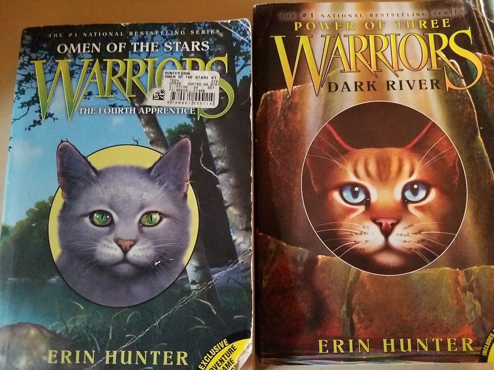 Erin Hunter Warriors Book Lot Original Series Set 7 Books of Warriors Cats  Novel 9780061131677