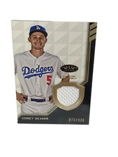2018 Topps Tier One Relics #T1R-CSE Corey Seager Dodgers 89/335 SP
