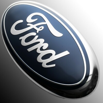Ford F-150 2005-2014 Blue & Chrome Front Grille/Tailgate Emblem