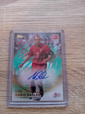 Mario Basler Auto /40 60th Years Anniversary BUNDESLIGA 1. FC Kaiserslautern