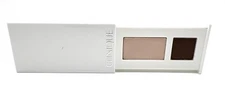 Clinique All About Eye Shadow duo: AC French Roast/04 Ivory Bisque Bronze ~1.7g