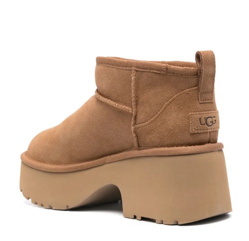 UGG AUSTRALIA CLASSIC ULTRA MINI NEW HEIGHTS BOOTS STIVALETTI DONNA 1158311CHE - Foto 3 di 5