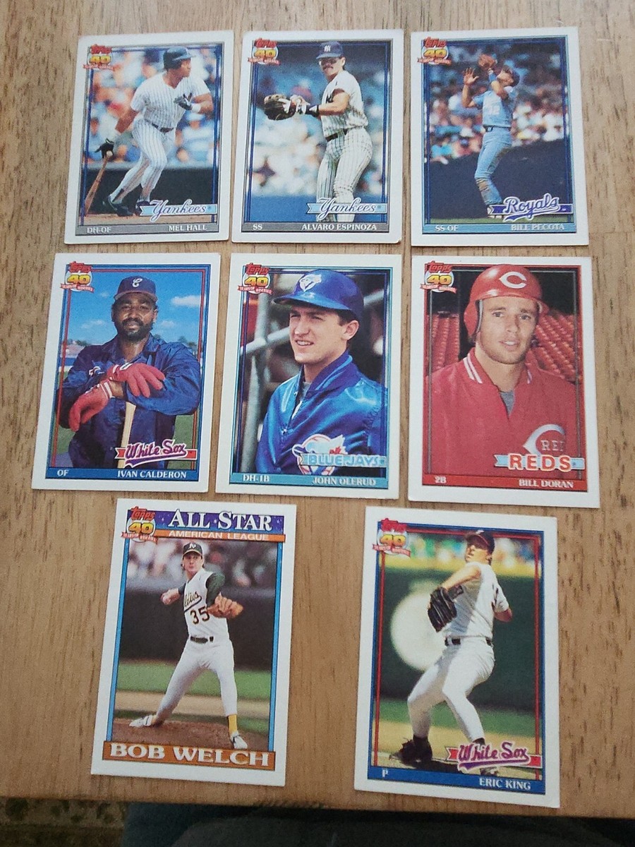 8 Vintage 1991 TOPPS 40 Years Of Baseball Cards | eBay