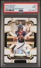Cj Stroud 2023 Panini Select #41 Die-Cut White Prizm #/199 PSA 9