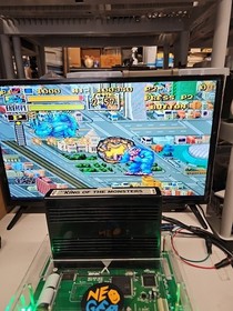 King Of The Monsters Neo Geo MVS SNK 100% AUTHENTIC - TESTED *SECURITY SEAL*