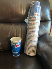 Vintage Pepsi Paper Cups lot of 30 32oz Dub Edition