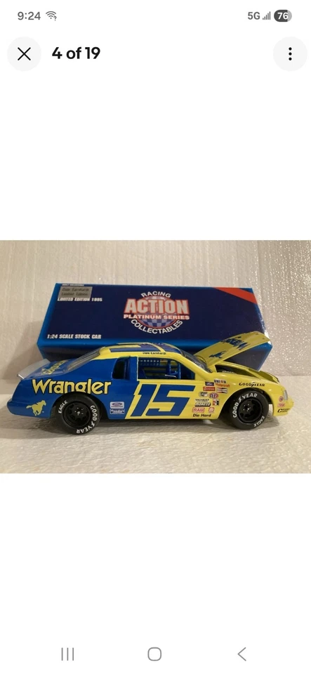 Ford T-Bird Dale Earnhardt 1983 original lanzado #15 1/24 CWC Foto 2 de 4