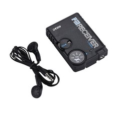 110-140MHZ Air Band Radio Aviation Band AM Receiver Airport Ground Headset Kit D