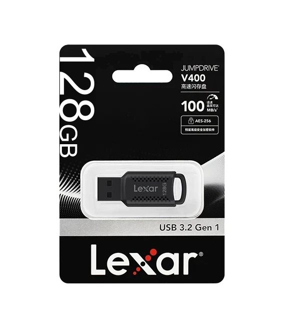 Lexar JumpDrive V400 128Go USB 3.2 Rapide Qualité Professionnelle - Photo 2/3