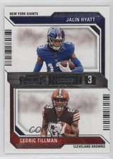 2023 Panini Contenders Round Numbers Jalin Hyatt Cedric Tillman #15 0yi8