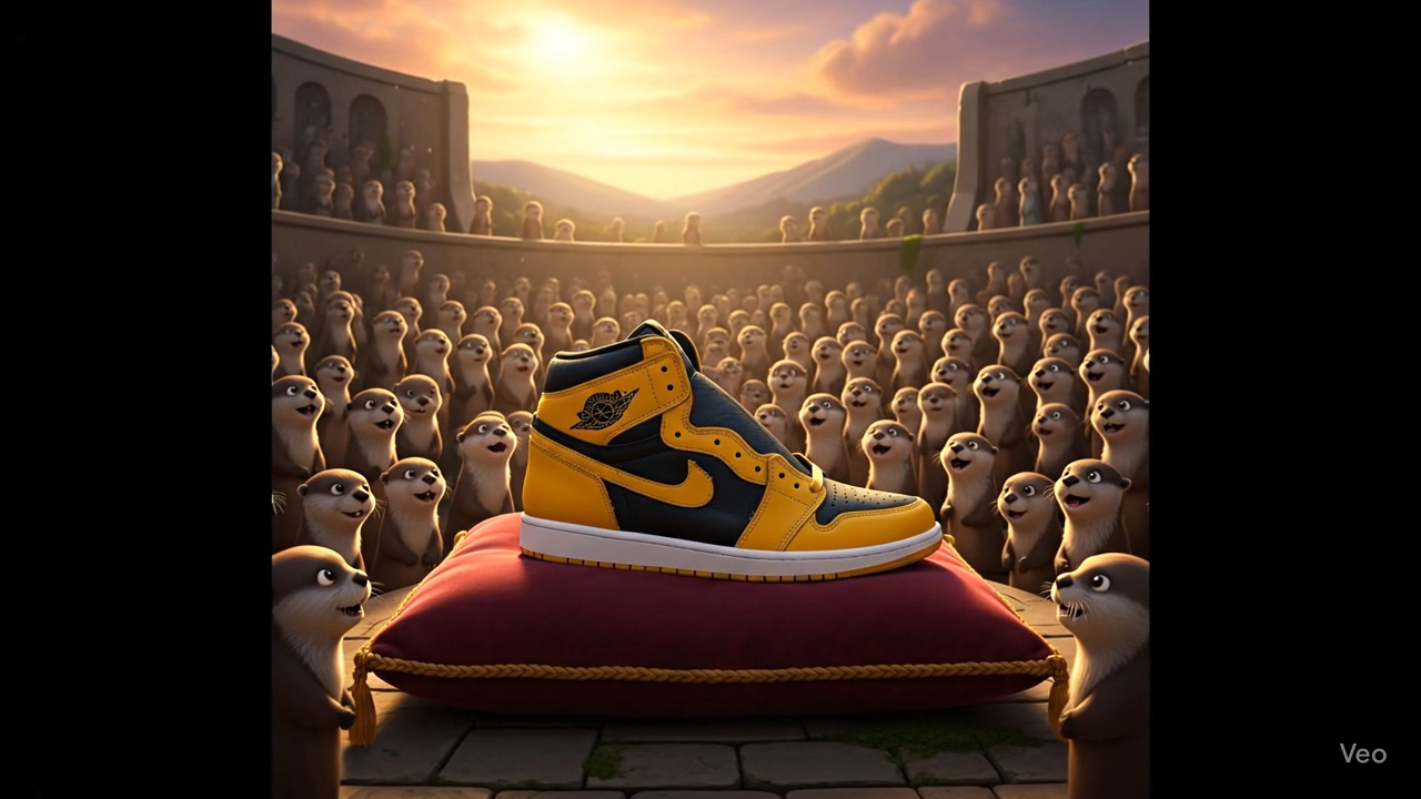 SAOLA Nike Air Jordan 1 High OG Pollen Uomo Taglia 11 Nero Bianco Giallo Nuove con scatola