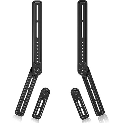 Universal Sound Bar Mount Bracket for Above/Under TV, Fits 23-65 Inch TVs, up...
