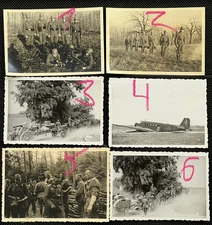 6 X German J52-Flugzeug der Nähe von Zamosc abgeschossen , Galicien Polen Poland