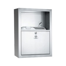 ASI 0548-9 Surface Mounted Sharps Disposal Cabinet - Stainless Steel