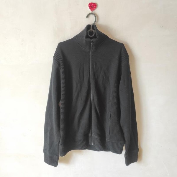 Men French Connection Sweater Black Acrylic 40 /L