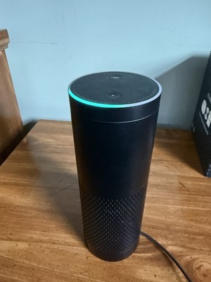 Amazon Echo Black Tower SK705DI 1st Generation Alexa Smart Speaker w/ Power Cord
