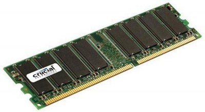 Crucial Technology 103486 1GB 400 MHz PC3200 DDR RAM SDRAM (CT12864Z40B)