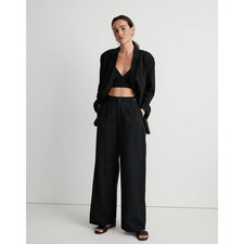 Madewell The Relaxed Blazer Softdrape Academia Black XXS