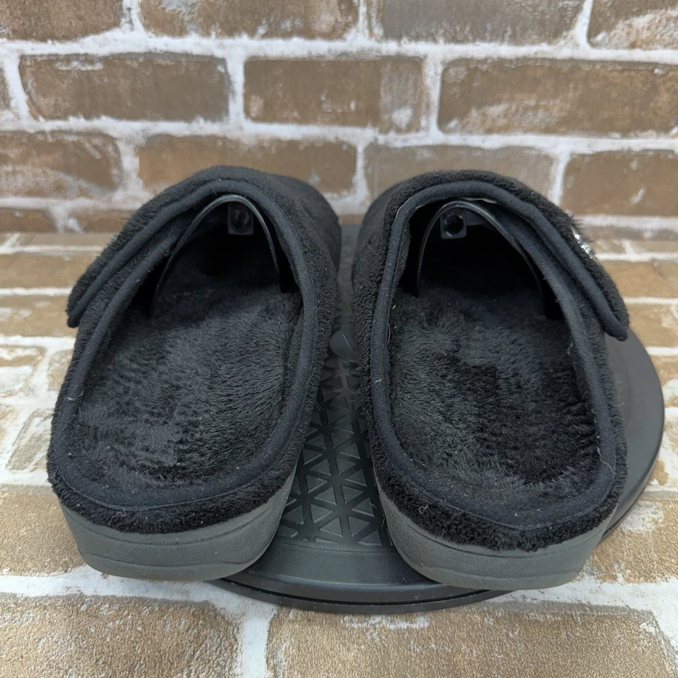 Zapatillas Vionic Sadie negras difusas sin cordones House Mule 361 para mujer talla 11” Foto 2 de 4