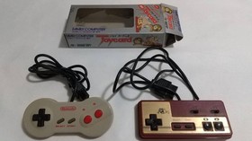 FC New Famicom Set Joyball Wing Commander Joycard + 15 Games,