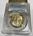 1942 Walking Liberty Silver Half Dollar - PCGS MS64