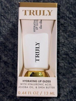 TRULY Coco Cloud Hydrating Lip Gloss, Shine & Smoothing, 0.44 fl oz / 13 mL