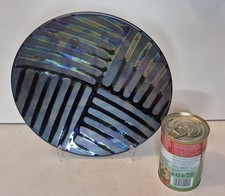 Poole Pottery Abstract Iridescent Glazed Charger Plate By Nicola Masserella 27cm