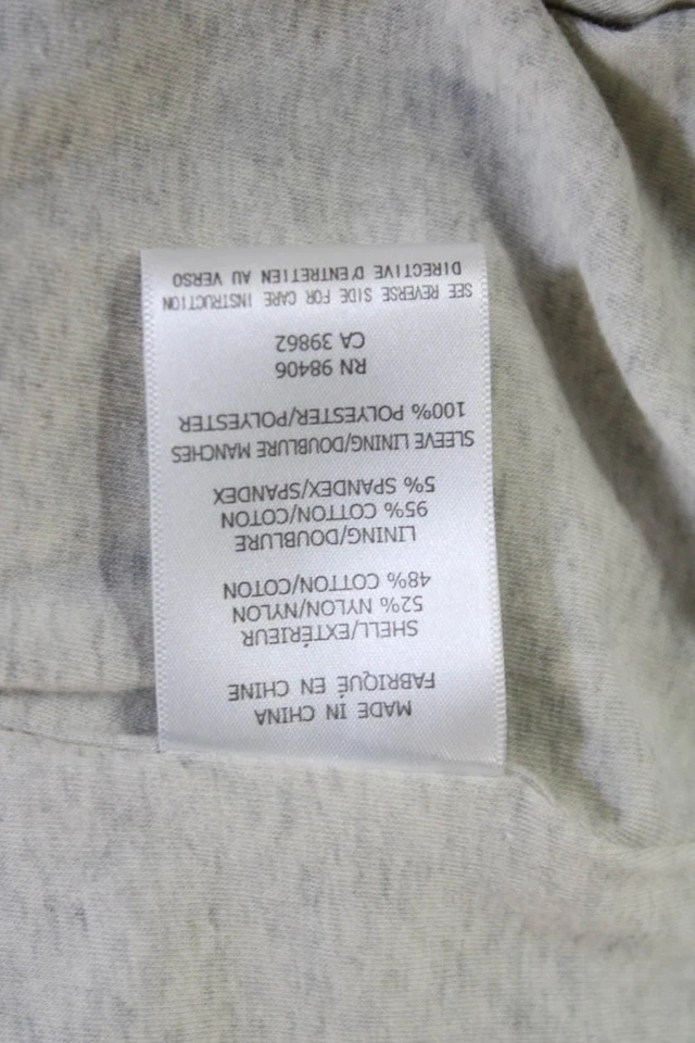 Theory Womens Long Sleeve Full Zip Hooded Rain Jacket Gray Size P - Image 4 of 4