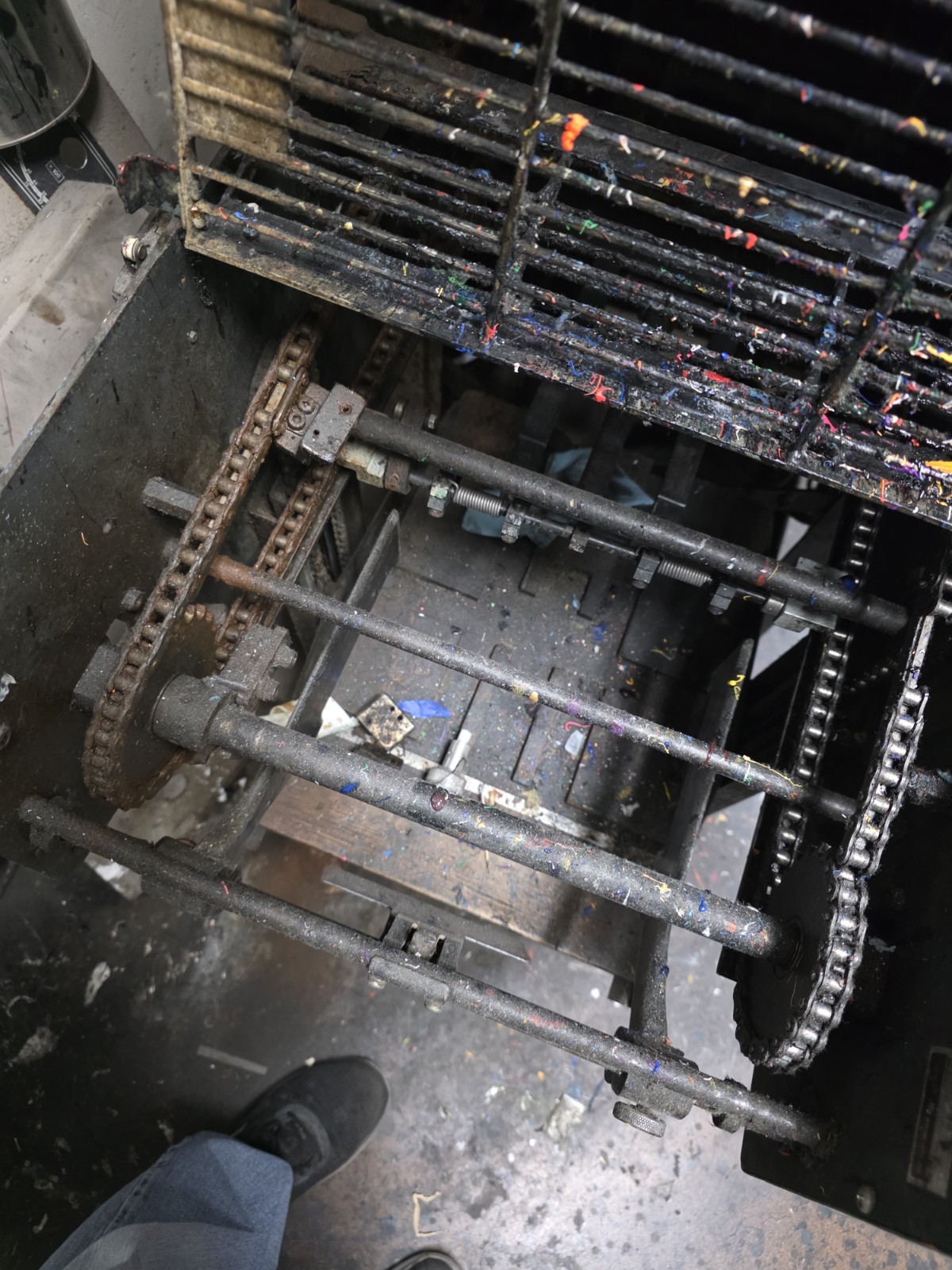 Ryobi 3302 Printing Press Crestline Water Trays. 5 Roller System 