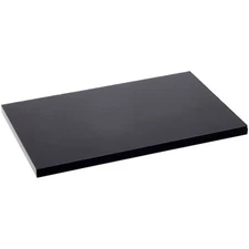 Plymor Black Acrylic Rectangular Display Base, 5" W x 3" D x 0.25" H