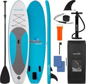 SereneLife 10" Ultra-Light Inflatable Stand Up Paddle Board (Open Box)