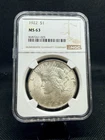 1922 90% Silver Peace Dollar NGC MS63 Brown Label!