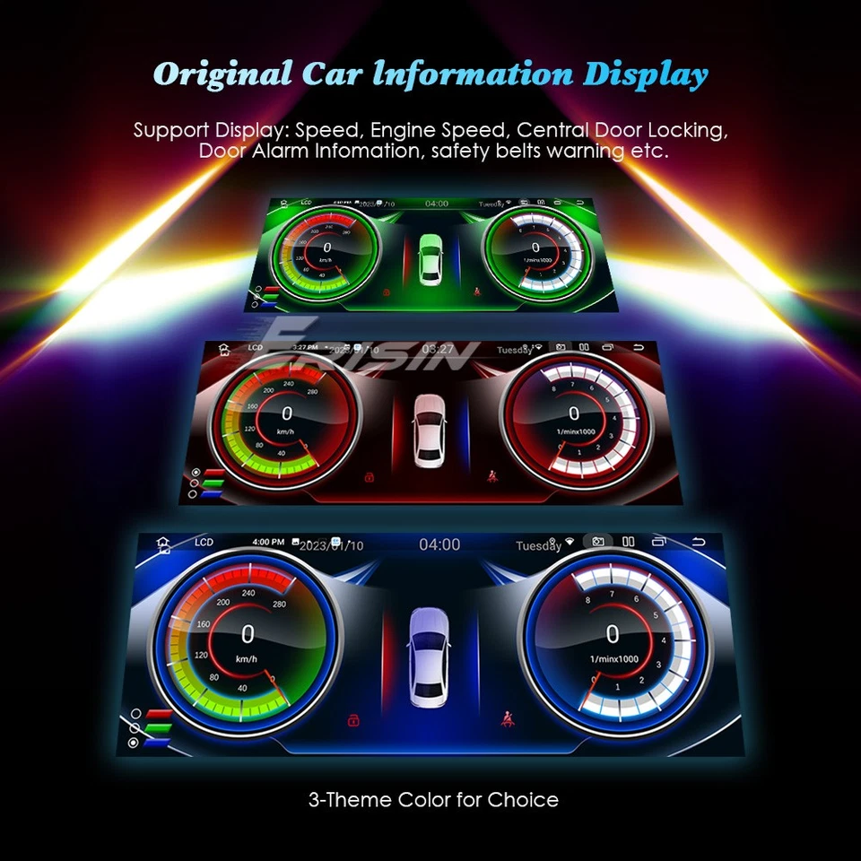 12.3" 8-Core 128GB Android 13 DAB+ CarPlay Car Stereo GPS Navi For Audi A4/A5/B8 - Image 3 of 4