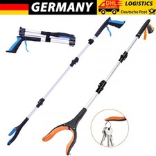 Greifzange M&uuml;llzange Greifhilfe Metall 110cm Greifarm M&uuml;ll Greifer Abfall Zange