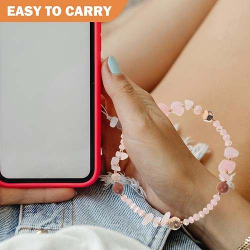 Handyriemen Fräulein Armband Mit Handyanhänger Perlen-Telefon-Charme - 第 8/12 張圖片