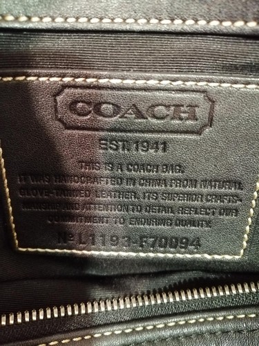 Coach Black F70094 Business Bag - Picture 3 of 11
