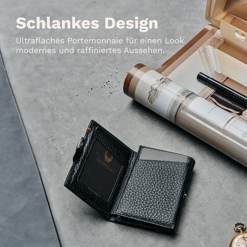 Cartera NextGen cuero - Slim sin monedero - Monedero con protección RFID - Tarjeta... - Imagen 4 de 7