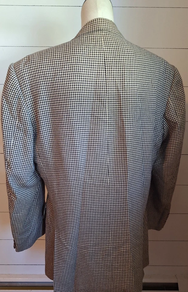 Ralph Lauren фиолетовый ярлык Herringbone кашемир блейзер Sport пальто куртка Sz. 42 л - Изображение 3 из 4