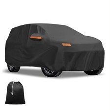 Car Cover Outdoor Waterproof Sun Rain Snow Hail Protection with Left Side Door