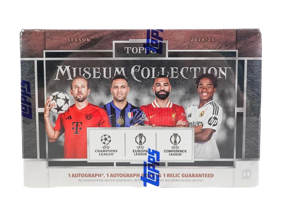 2024-25 Topps Museum Collection UEFA Club Competition Hobby Box Brand New Sealed