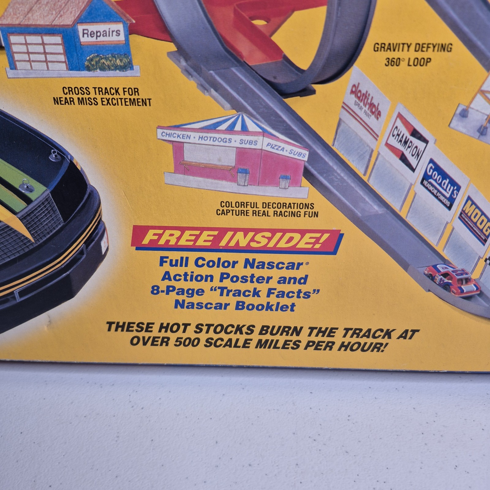 Life Like Racing NASCAR Hot Stocks Raceway Electric Slot Car Track Set SEALED