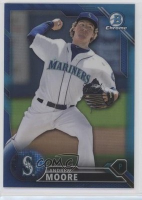 2016 Bowman Chrome Prospects Blue Refractor 95/150 Andrew Moore #BCP234 2d7